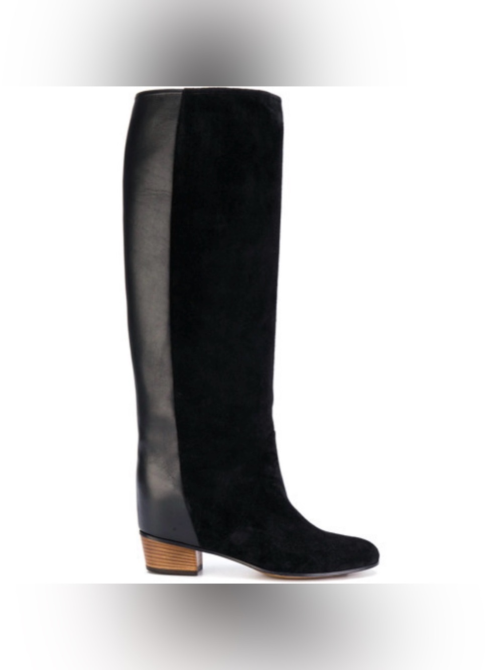 Golden Goose Theresa Suede Black Leather Boot Size 6